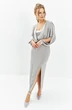 Платье 669 серый Euro Moda фото 3