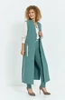 Костюм брючный 707 бирюзовый Euro Moda