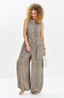 Комбинезон 717 бежевый меланж Euro Moda