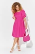 Платье 718 розовый Euro Moda