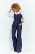 Костюм брючный 775 синий джинс Euro Moda