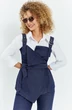 Костюм брючный 777 синий джинс Euro Moda фото 2