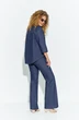 Костюм брючный 781 синий джинс Euro Moda фото 2