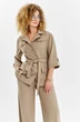 Костюм брючный 785 бежевый Euro Moda фото 4