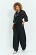 Костюм брючный 803 черный Euro Moda