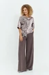 Костюм брючный 805 кофейный Euro Moda