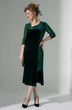 *Платье 490 зеленый Euro Moda