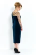 Платье 570 синий Euro Moda