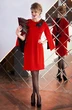 Платье 197-1 красный Euro Moda