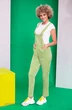 Полукомбинезон 257 фисташковый Euro Moda