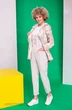 Полукомбинезон 258 белый Euro Moda