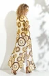 Костюм брючный 371 бежевый Euro Moda