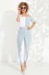 Костюм брючный 408 морская волна Euro Moda