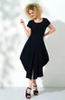 Платье 452 черный Euro Moda