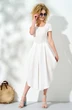 Платье 452 белый Euro Moda