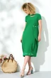 Платье 454 зеленый Euro Moda