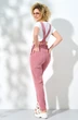Полукомбинезон 458 розовый Euro Moda