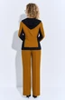 Костюм брючный 461 горчица Euro Moda