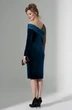 Платье 486 бирюза Euro Moda