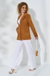 Костюм брючный 516 горчица Euro Moda