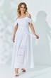Платье-сарафан 524 белый Euro Moda