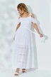 Платье-сарафан 524 белый Euro Moda