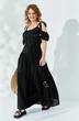 Платье-сарафан 524 черный Euro Moda