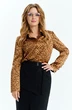 Блузка 547 горчичный Euro Moda