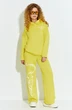 Спортивный костюм 587 желтый Euro Moda