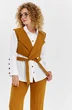 Костюм брючный 622 горчичный Euro Moda фото 4