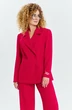 Костюм брючный 624 красный Euro Moda фото 3