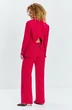 Костюм брючный 624 красный Euro Moda фото 2
