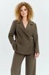 Костюм брючный 624 хаки Euro Moda фото 3