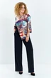 Костюм брючный 626 мультиколор Euro Moda