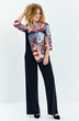 Костюм брючный 626 мультиколор Euro Moda фото 4