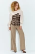 Костюм брючный 627 бежевый Euro Moda фото 3