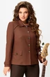 Жакет 20752 терракот + коричневый FITA