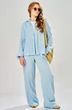 Костюм брючный 3312 небесно-голубой FITA