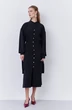 Платье 2063 черный горох FLAIM