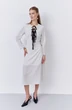 Платье 2064 белый горох FLAIM фото 3
