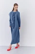 Платье 2067-02 синий джинс FLAIM