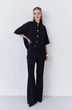 Костюм брючный 2068 черный горох FLAIM фото 3