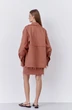 Костюм с юбкой 2077-01 розовый кирпич FLAIM фото 2