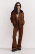 Костюм брючный 2162 коричневый FLAIM