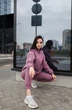 Спортивный костюм 002 ФС слива Faldas