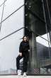 Спортивный костюм 002 ФС черный Faldas
