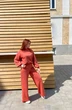 Спортивный костюм 018ФС кирпичный Faldas