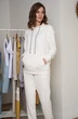 Спортивный костюм 3940 белый FantaziaMod