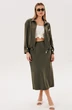 Костюм с юбкой 5079 хаки FantaziaMod