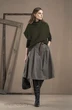 Костюм с юбкой 3031-1 хаки Deesses